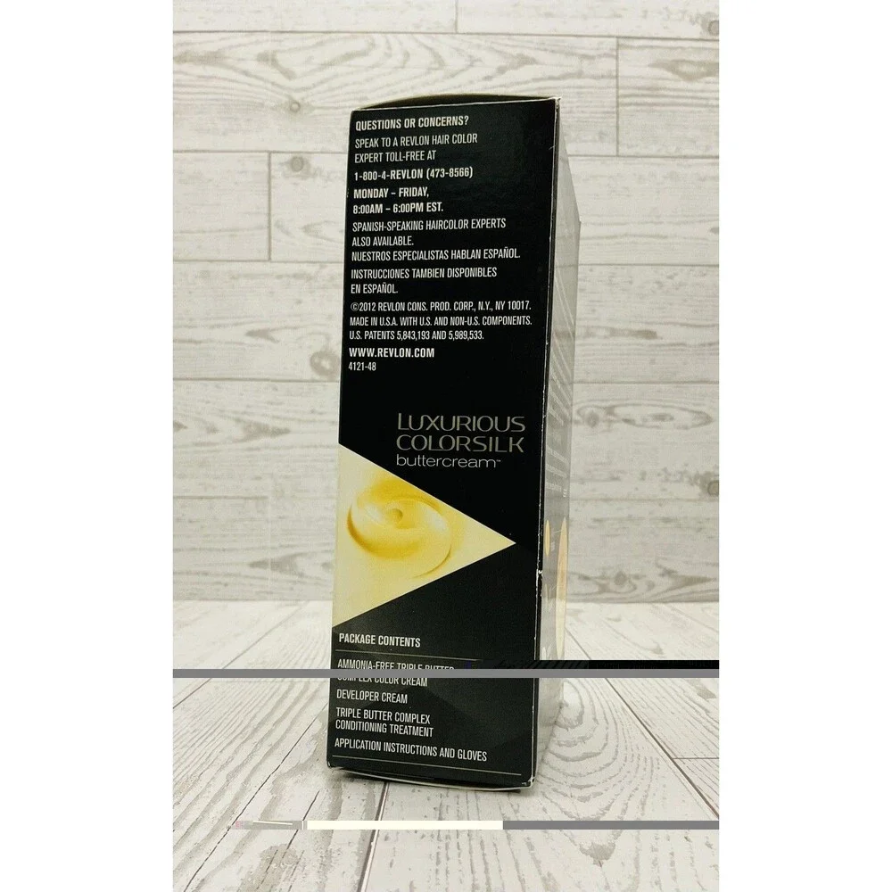 Revlon ColorSilk Buttercream Hair Color 48BV Burgundy Vivid Color